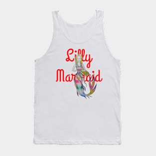 Beautiful lilly marmaid Tank Top